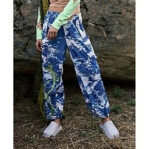 Free People Movement Women Pants XS‎ NWT Colorburst Hiking Embroidered Cargo